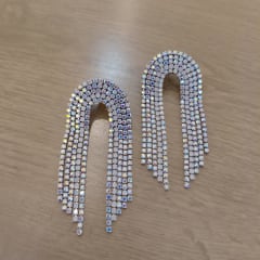 Aros Cascadas Grandes plateado