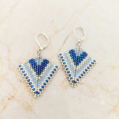 Aros Giza azul y celeste