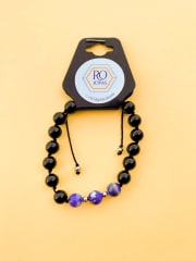 Pulsera Ónix y Lapislázuli y balines