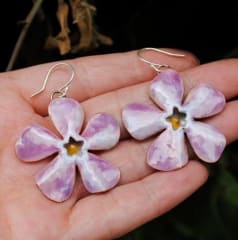 Aros Flor Morada