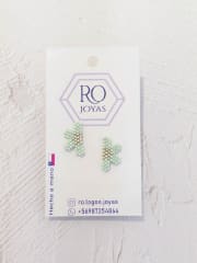 Aros Mini media flor menta
