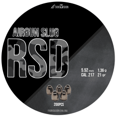 SLUG RSD 5.52mm - 21gr | CAL .217 - 1.36g - BC 0.068 |