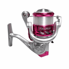 CARRETE FULCRUM CON NYLON ROSADO