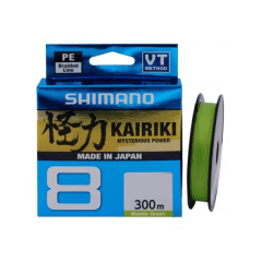 MULTIFILAMENTO SHIMANO KAIRIKI 8 VERDE -300MTS-