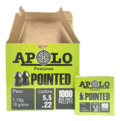 CAJA DE POSTONES APOLO POINTED, 100 UNIDADES