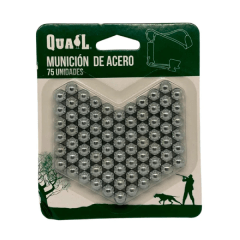 MUNICION DE ACERO QUAIL 75 UNIDADES
