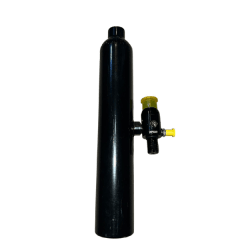 BOTELLA CONTENEDOR DE AIRE PCP CON CONECTOR DE CARGA