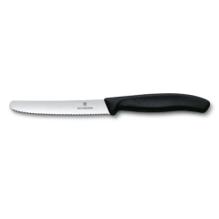 CUCHILLO VICTORINOX DE MESA SWISS CLASSIC NEGRO