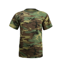 POLERA MANGA CORTA POLIESTER CAMUFLAJE MILITAR