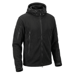 POLERON POLAR CON CAPUCHA - NEGRO