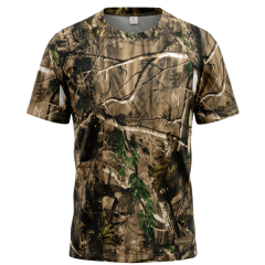 POLERA MANGA CORTA CAMUFLADA - RAMAS