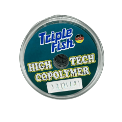 NYLON/ MONOFILAMENTO TRIPLE FISH HIGH TECH COPOLYMER VERDE BOLDO -100MTS-