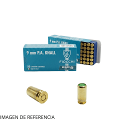 BALAS A FOGUEO FIOCCHI CAL. 9MM
