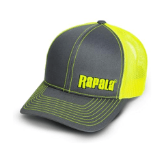 GORRO RAPALA FISH U GREEN MESH NEON