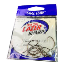 ANZUELOS EAGLE CLAW LAZER SHARP KHALE 144 BRONCE- OJAL