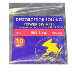 DESTORCEDOR PELIKAN ROLLING POWER SWIVELS CON GANVHO DUOLOCK - NEGRO