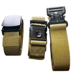 CINTURON HEBILLA METALICA NEGRA