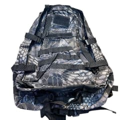 MOCHILA BARBARIC  NEGRA CON DISEÑO