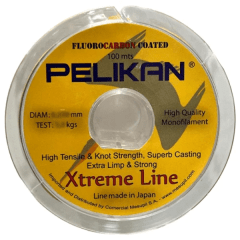 NYLON/ MONOFILAMENTO PELIKAN XTREME LINE TRASLUCIDO -100MTS-