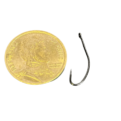 ANZUELOS PELIKAN AKITA 10074BN - NEGRO/NIQUEL CON OJAL