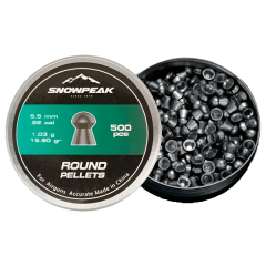 LATA DE POSTONES SNOWPEAK ROUND PELLETS, UNI 500
