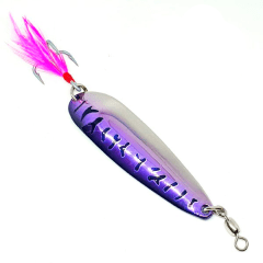 CUCHARA RAGOT KING SPOON MORADO/ PLATEADO, 14CM