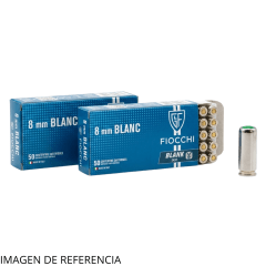 BALAS A FOGUEO FIOCCHI CAL. 8MM BLANC