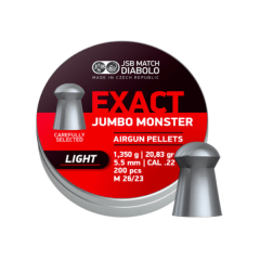 LATA DE POSTONES JSB EXACT JUMBO MONSTER LIGHT, UNI. 200