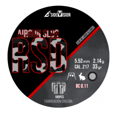 SLUG RSD 5.52mm - 33gr | CAL .217 - 1.22g - BC 0.11
