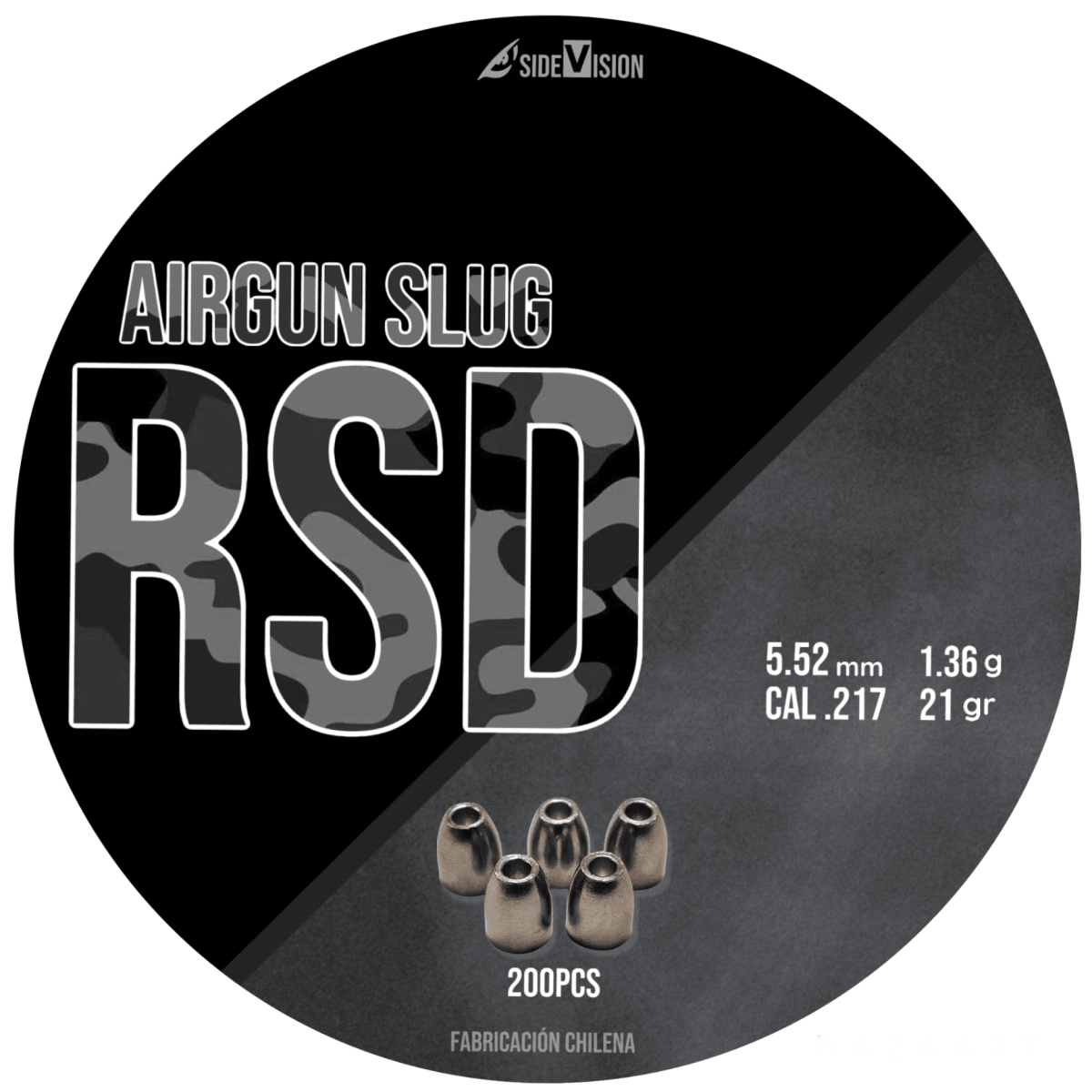SLUG RSD 5.52mm - 21gr | CAL .217 - 1.36g - BC 0.068 |1