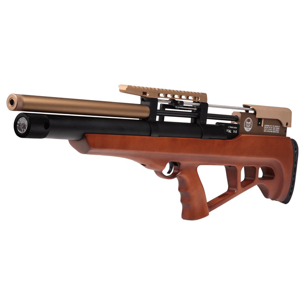 RIFLE LETAL V-8 DOBLE CALIBRE 5,5 Y 6,35 (INCLUYE 2 CAÑONES) REGULADO2