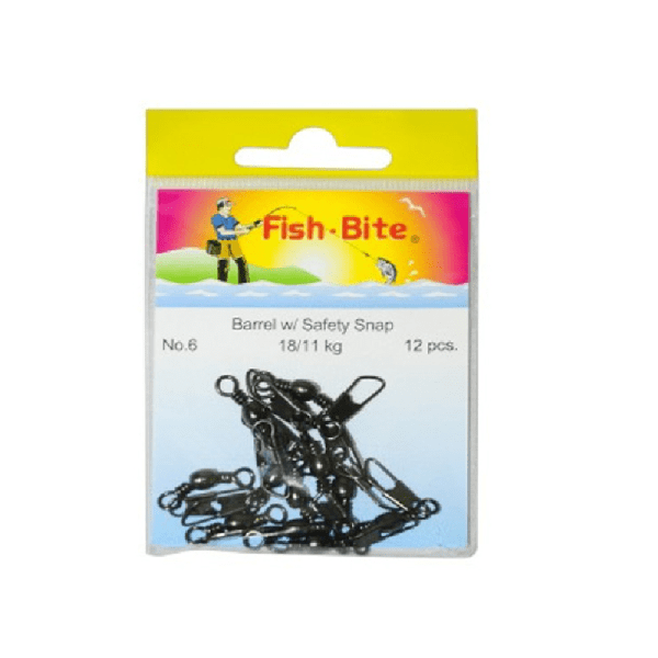 DESTORCEDOR FISH BITE BALRREL W/ INTERLOCK SNAP - NEGRO1