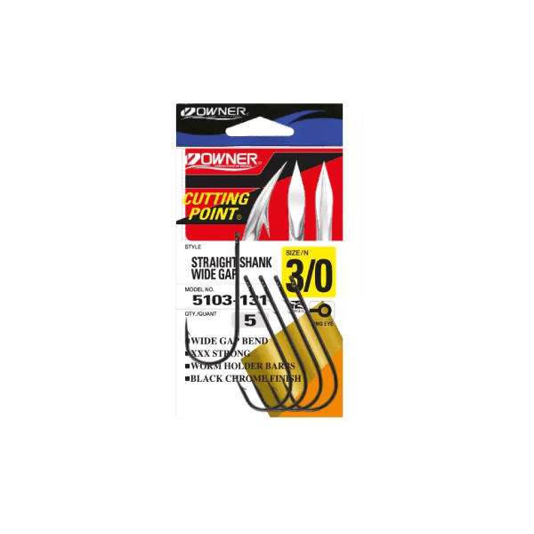 ANZUELOS OWNER CUTTING POINT STRAIGHT WORM1
