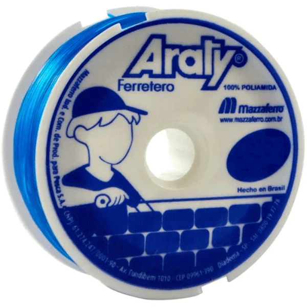 NYLON/ MONOFILAMENTO ARATY FERRETERO AZUL -100MTS-1