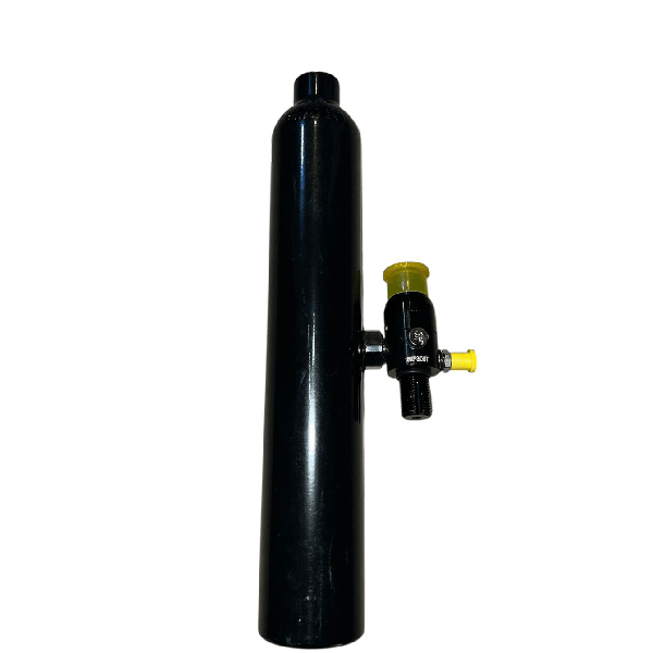 BOTELLA CONTENEDOR DE AIRE PCP CON CONECTOR DE CARGA1