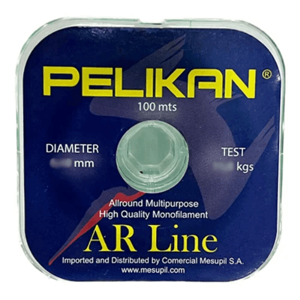 NYLON/ MONOFILAMENTO PELIKAN AR LINE, VERDE  Ø 0.20MM1