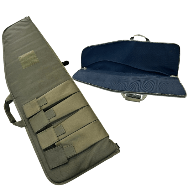 BOLSO FUNDA DE TRANSPORTE PARA RIFLE VERDE 100X33CM1
