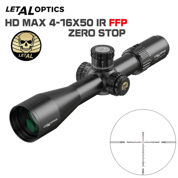 MIRA TELESCOPICA LETAL HD MAX 4-16X50 IR (TUBO 34MM)1