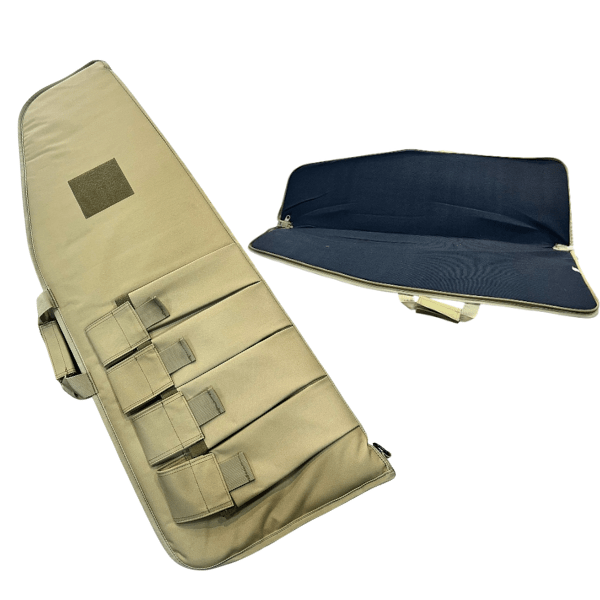 BOLSO FUNDA DE TRANSPORTE PARA RIFLE OCRE 100X33CM1