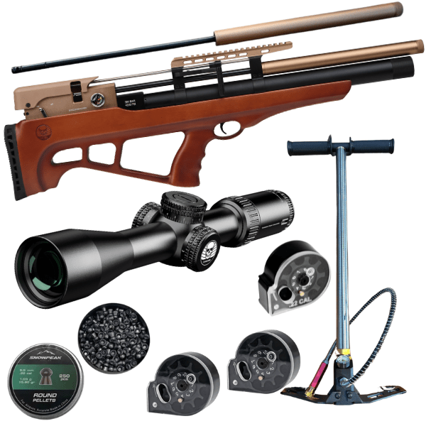 RIFLE LETAL V-8 CAL. 5.5MM, 6.35MM KIT COMPLETO1