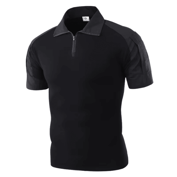 POLERA MANGA CORTA TÁCTICA ESDY - NEGRA1