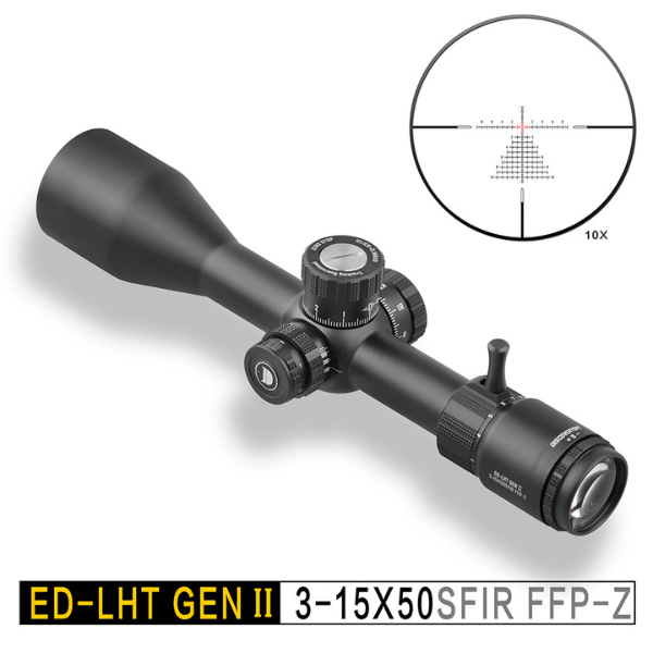 MIRA TELESCÓPICA DISCOVERY ED-LHT GEN2 3-15X50 SFIR FFP-ZERO STOP1