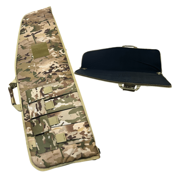 BOLSO FUNDA DE TRANSPORTE PARA RIFLE CAMUFLAJE MILITAR 100X33CM1