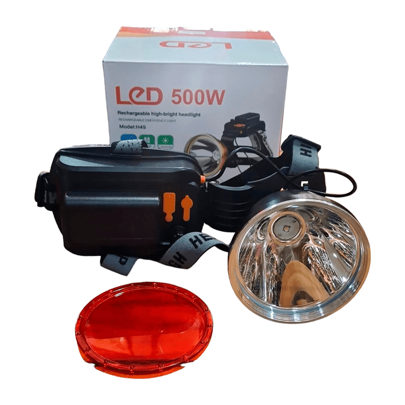 FOCO DE CABEZA LED 500W BLANCO1