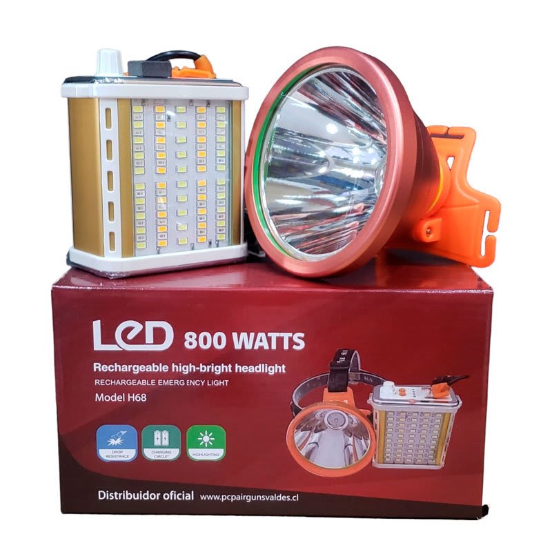 FOCO COMANDER LED ROJO, 800w1