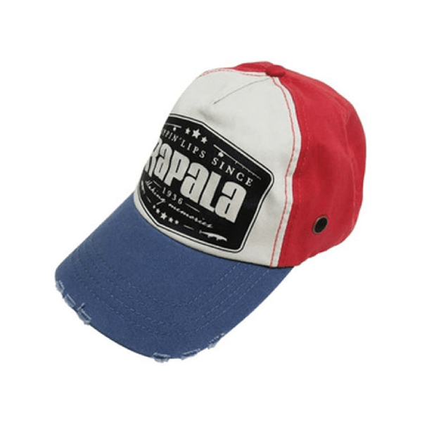 GORRO RAPALA BLANCO AZUL ROJO1