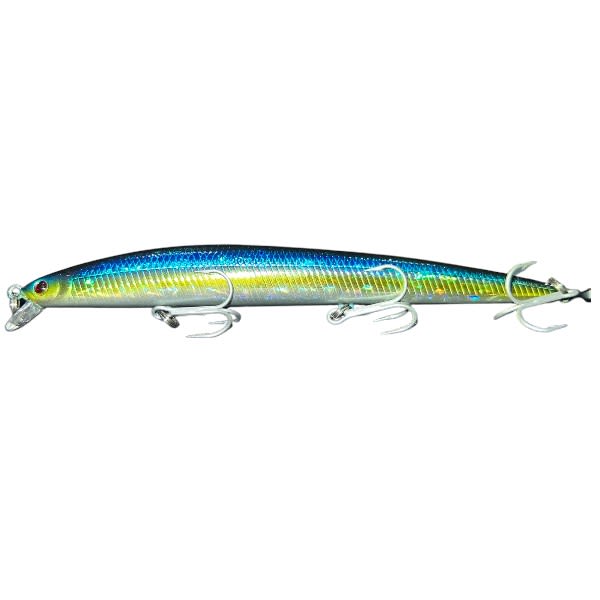SEÑUELO ALLUX HOKKAIDO LURES SUPER SHAD 150F DEEP SEA, 150MM1