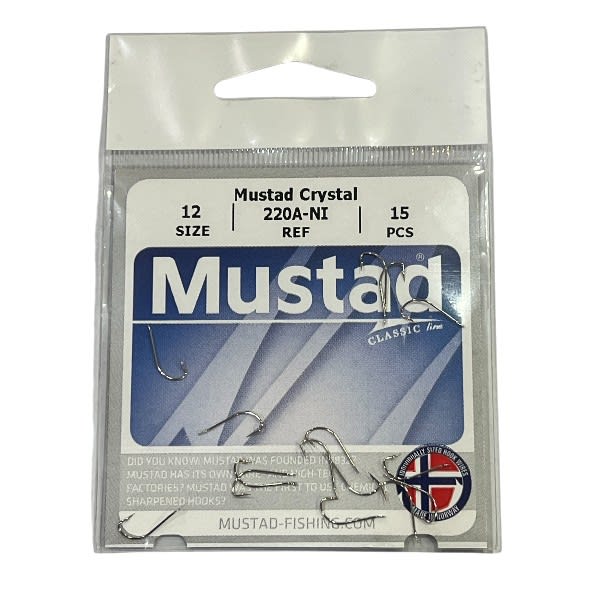 ANZUELO MUSTAD CRYSTAL PLATEADO1