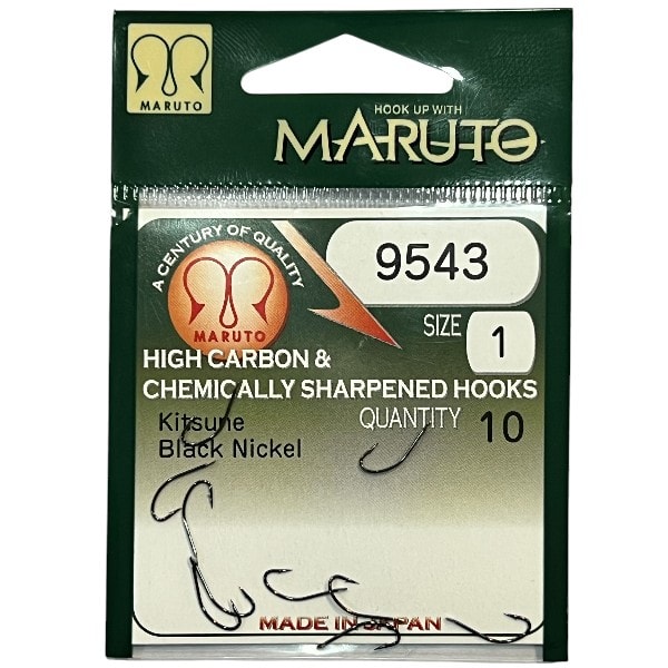 ANZUELO MARUTO KITSUNE BLACK NICKEL - PALETA1