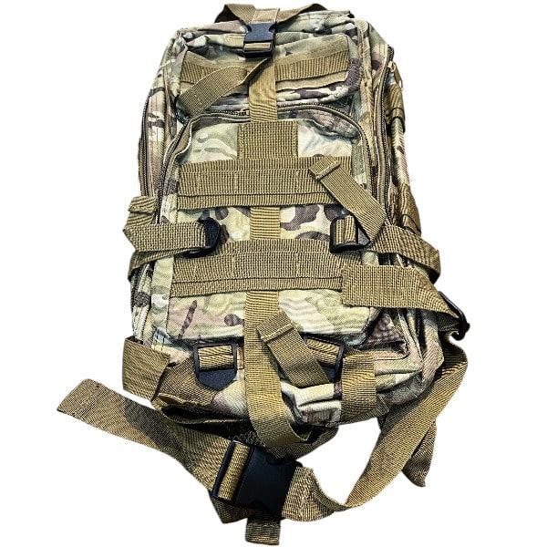 MOCHILA PEQUEÑA BARBARJC - MILITAR1